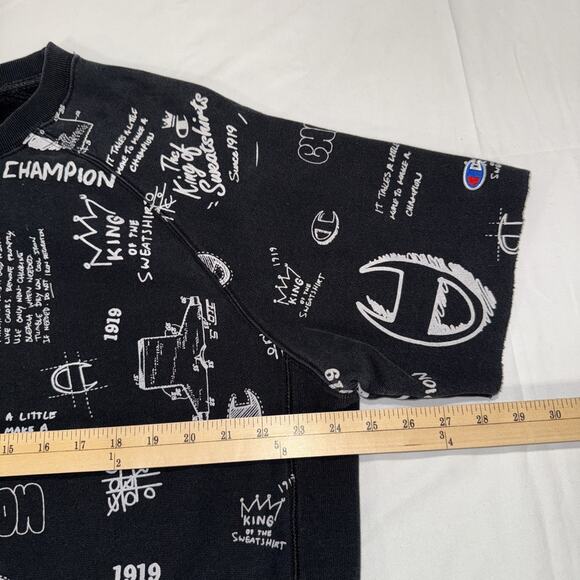 VTG Champion Sweatshirts Men's Medium Fleece Pullover Jumper Sweater SS Size: XL - Picture 5 of 8
